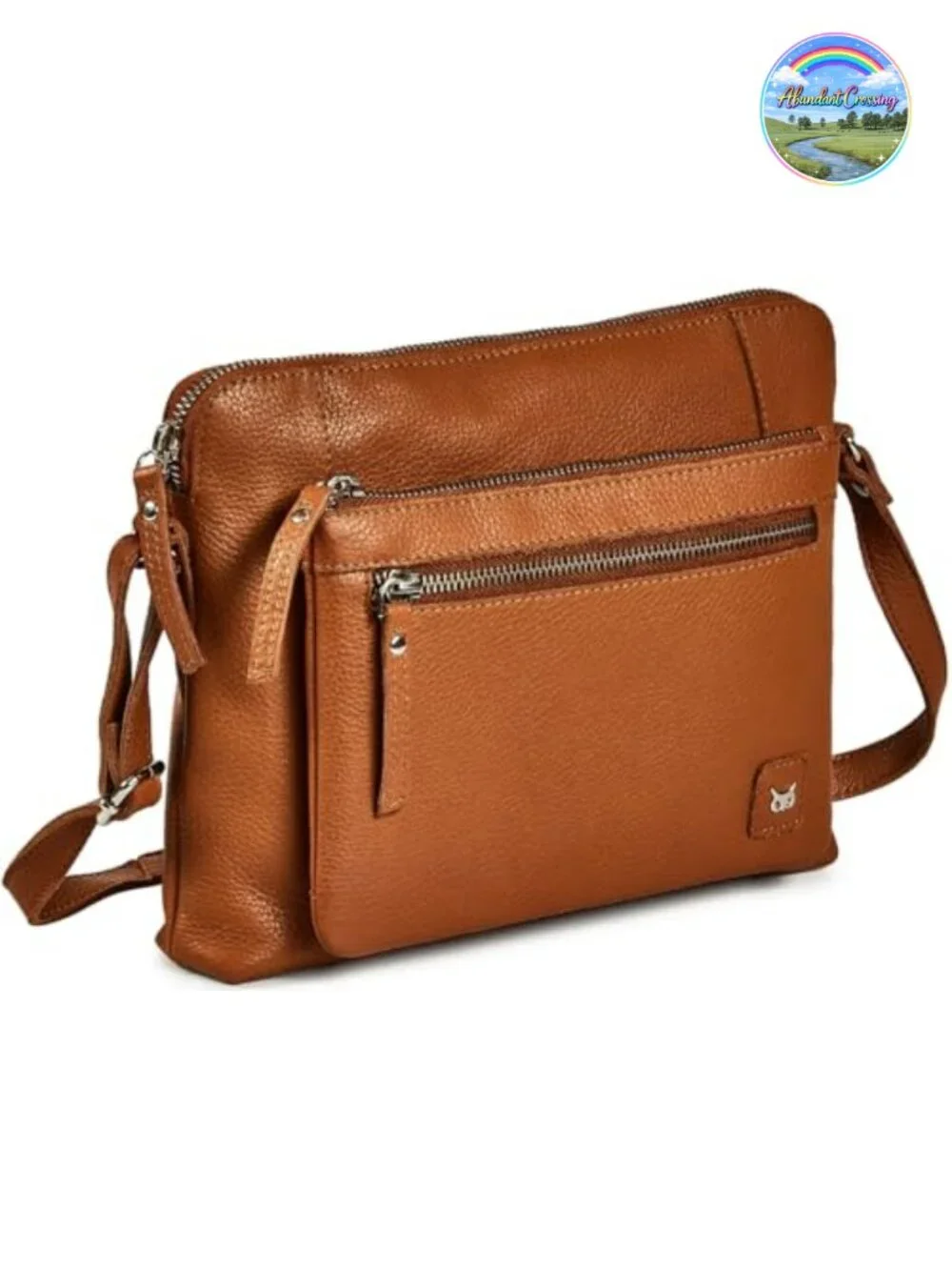 Genuine Leather Small Crossbody Bag Women Sling Shoulder Purse Adjustable Strap